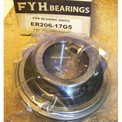 FYH ER206-17G5 ER206-18 insert bearing from Japan